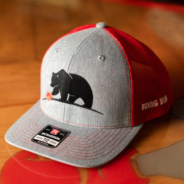 Richardson Trucker 112 Hats - Bear - Red/Grey