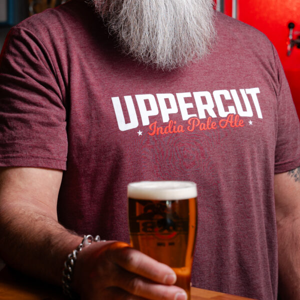 Uppercut Shirt - Maroon Frost