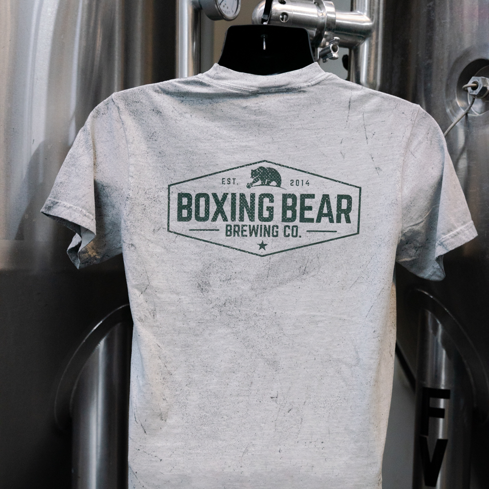 Boxing Bear Smoke Shirt - Back