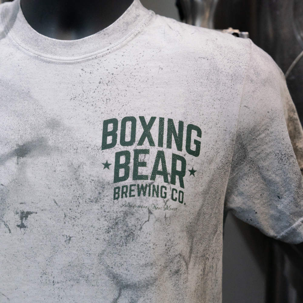 Boxing Bear Smoke Shirt - Back - Front