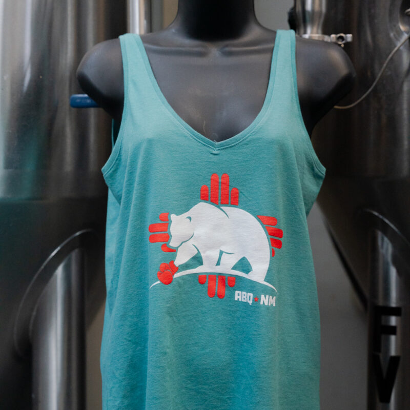 Zia Bear V-Neck Tank (Women's Cut)
