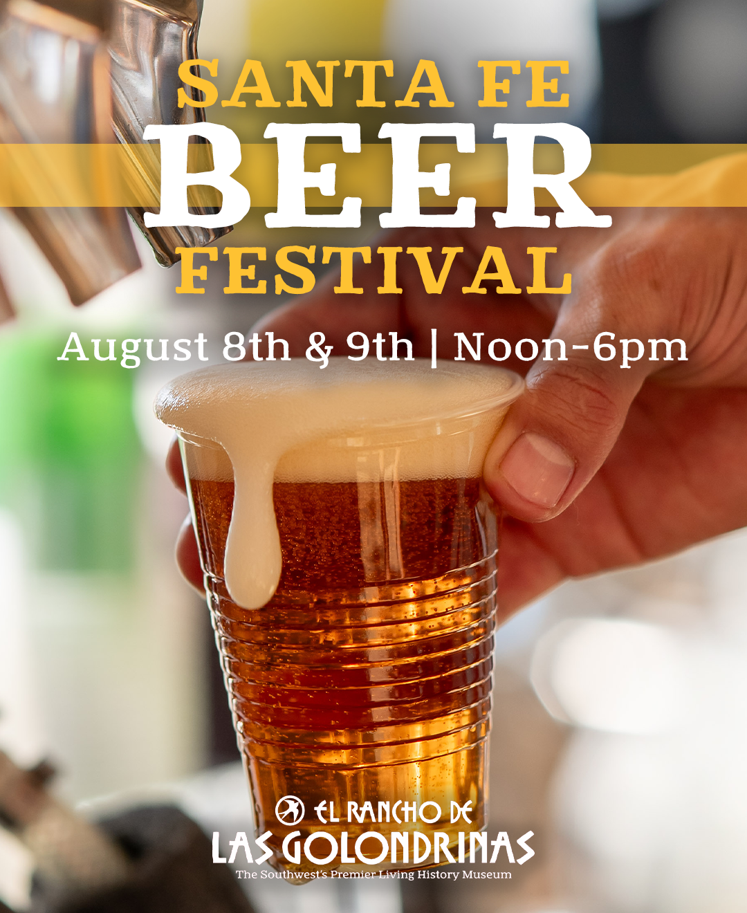 Santa Fe Beer Festival on August 8 and 9 at El Rancho de Las Golondrinas