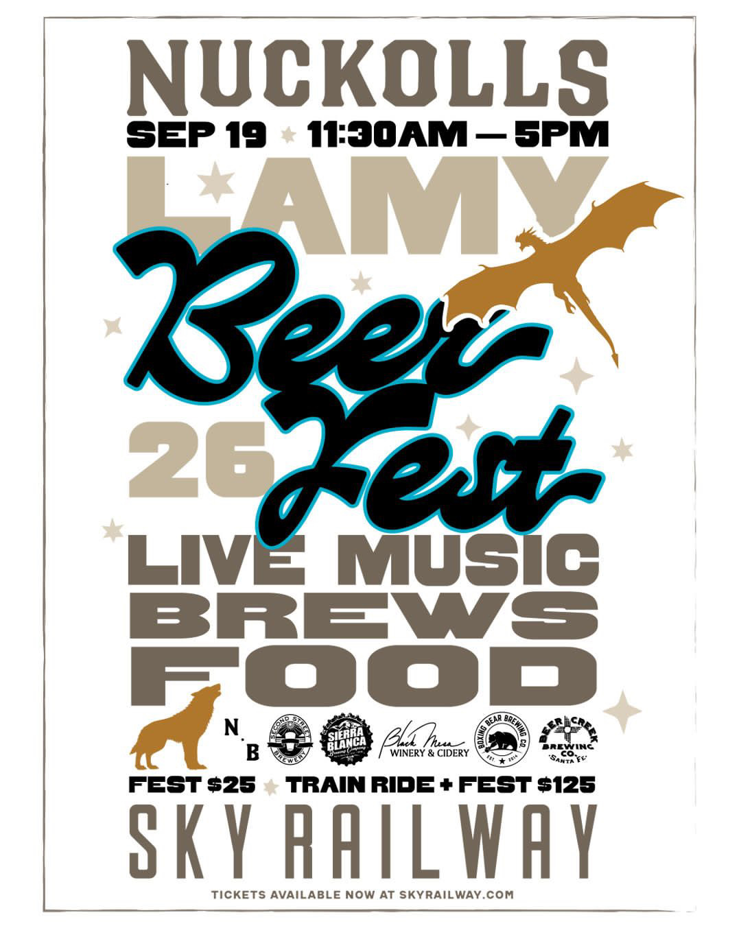 Lamy Beer Fest in Lamy, New Mexico on September 19